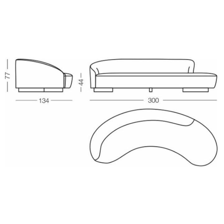 Olive Oval Bekleme Koltuğu
