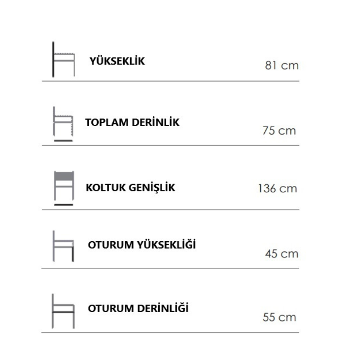 Bennect Ortak Alan Bekleme Koltuğu