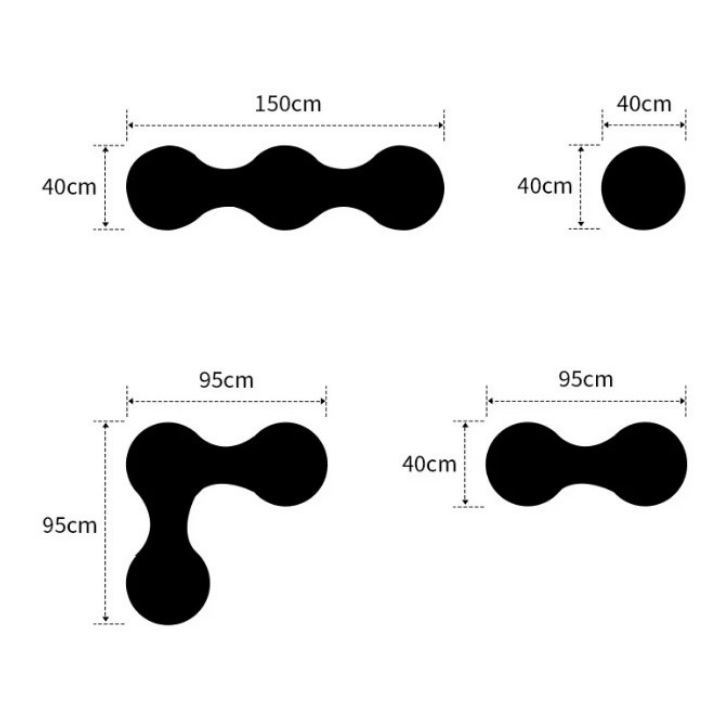 Wavy Çoklu Puf Koltuk
